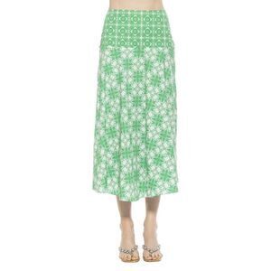 Alexia Admor Womens  Hadley Midi Skirt, Green